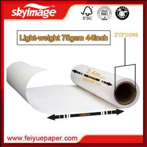 Fw 75GSM 914mm 1118mm Quick Dry Sublimation Paper for Dx-5/7/Kyocera